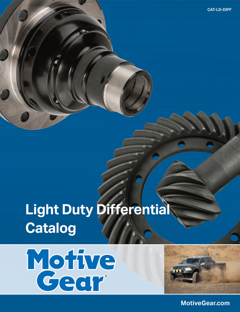 Motive Gear Announces New Differential Catalog! Motive Gear
